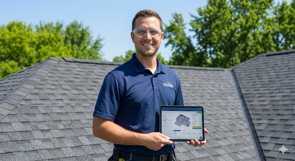 Summit Peak crew on a roof